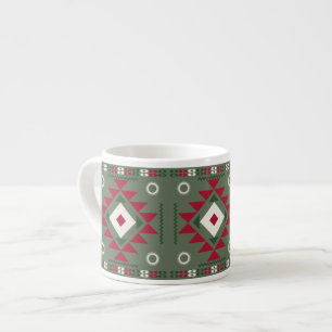 Native American Pattern Espresso Cup