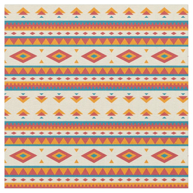 Native American Pattern Fabric (Close Up)