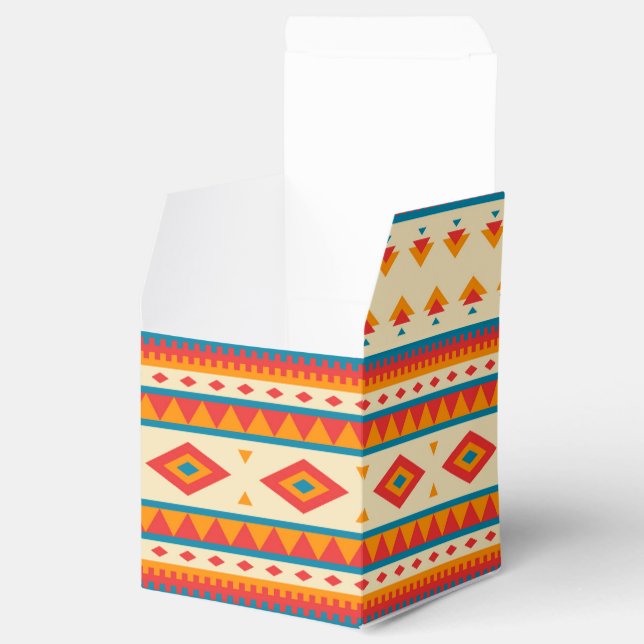 Native American Pattern Favour Box (Opened)