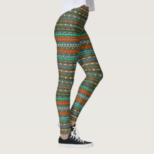 Native American  Pattern Leggings