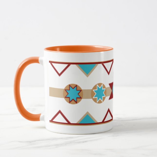 Native American Pattern Mug (Left)