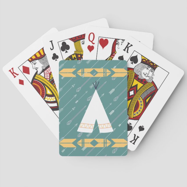 Native American Pattern Playing Cards (Back)