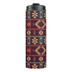 Native American Pattern Thermal Tumbler