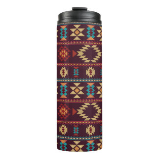 Native American Pattern Thermal Tumbler
