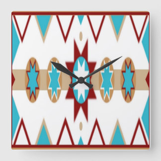 Native American Pattern Wall Clock