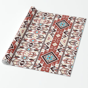 Native American Pattern Wrapping Paper