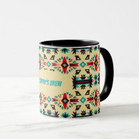 Native American patterned & editable