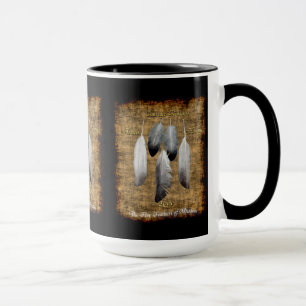 Native American Peace Feathers Designer Mug