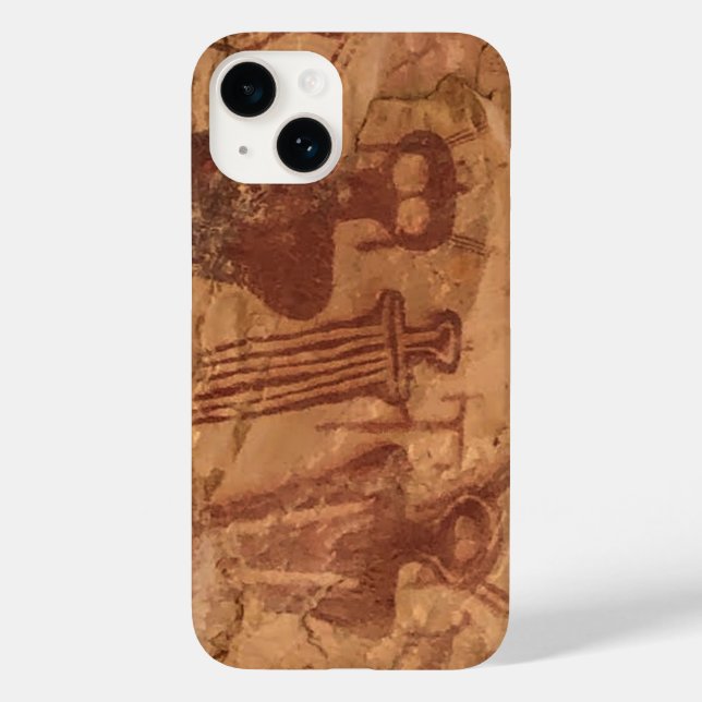 Native American Petroglyph Rock Art Utah Case-Mate iPhone Case (Back)