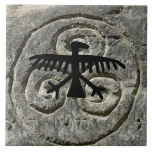Native American Petroglyphs Tile