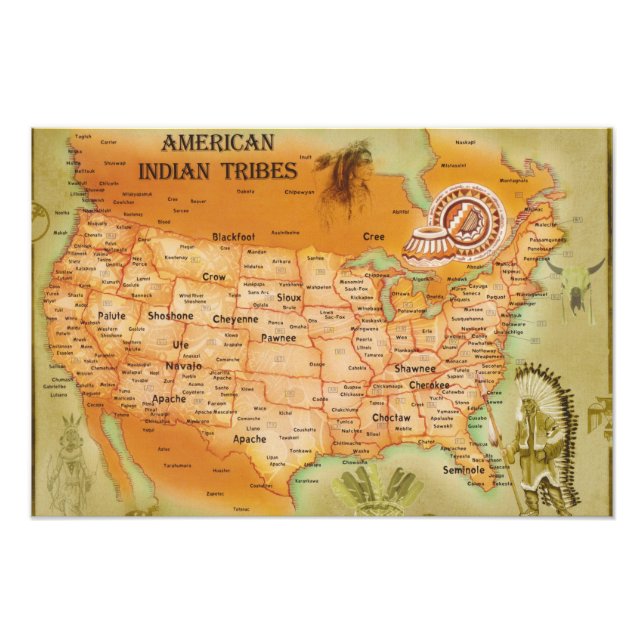 Native American  Photo Print (Front)