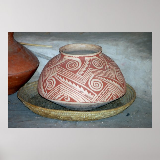 Native American Pottery Poster (Front)