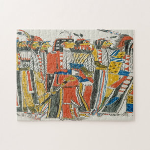 Native American Pow Wow Jigsaw Puzzle