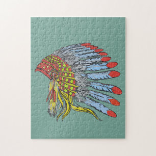 Native American Pow Wow Jigsaw Puzzle