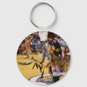 Native American PowWow Dance Key Ring