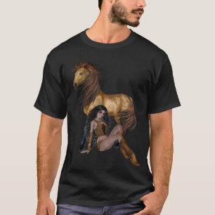 Native American Princess and Horse Shirt