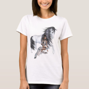 Native American Princess and Stallion Shirt