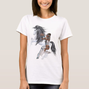 Native American Princess and Stallion Shirt