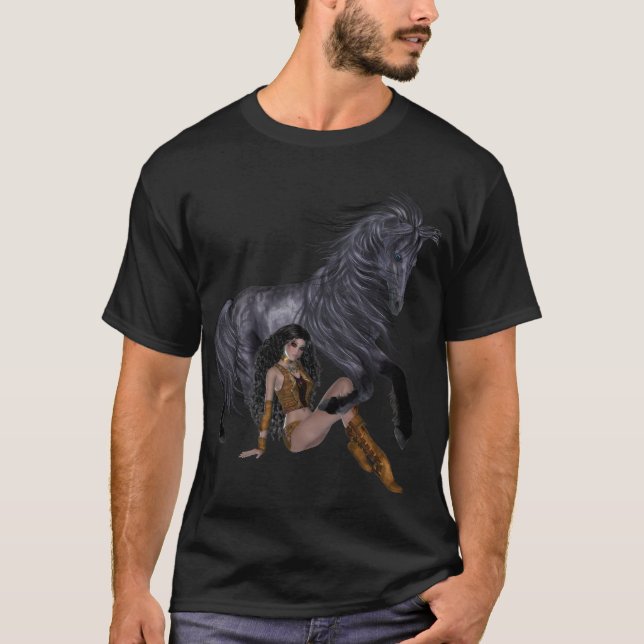 Native American Princess and Stallions Shirt (Front)