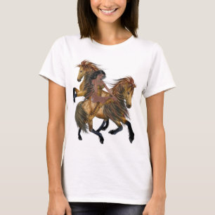 Native American Princess and Stallions Shirt