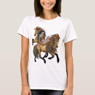 Native American Princess and Stallions Shirt