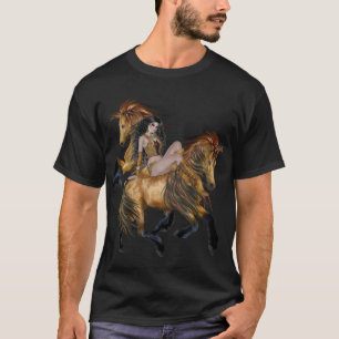 Native American Princess and Stallions Shirt