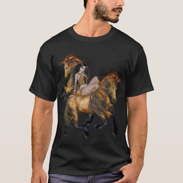 Native American Princess and Stallions Shirt (Front)