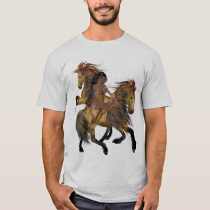 Native American Princess and Stallions Shirt