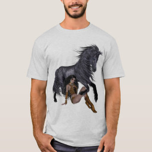 Native American Princess and Stallions Shirt
