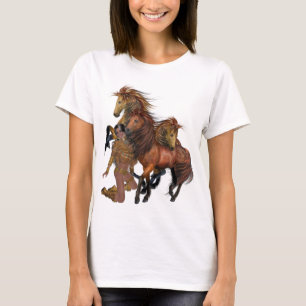 Native American Princess and Stallions Shirt