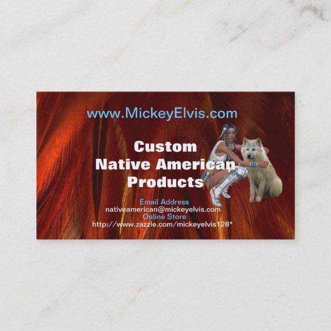 Native American Profile Card (Front)
