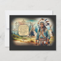 Native American proverb - listen to the wind