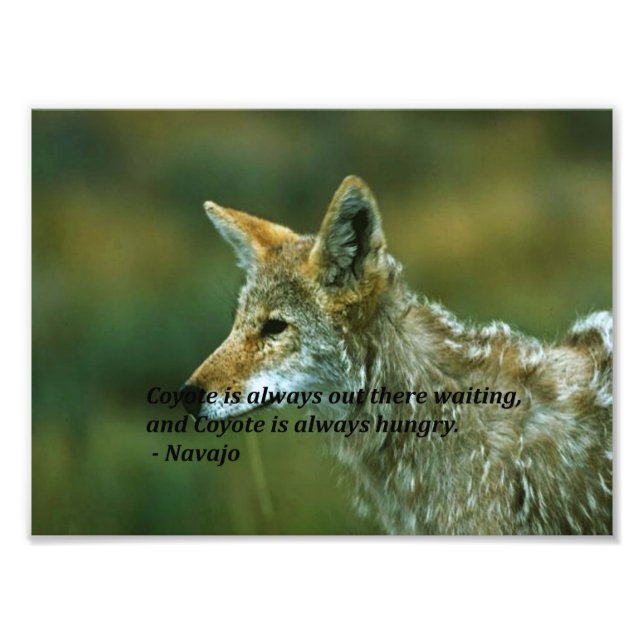 Native American Quotes Photo Print (Front)