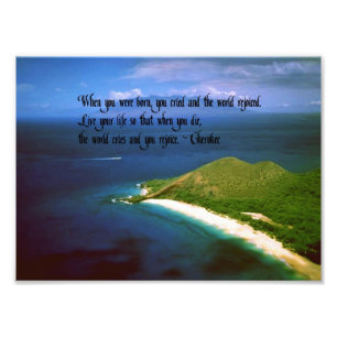 Native American Quotes Photo Print