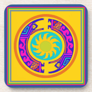 Native American Rainbow Spirits Coaster