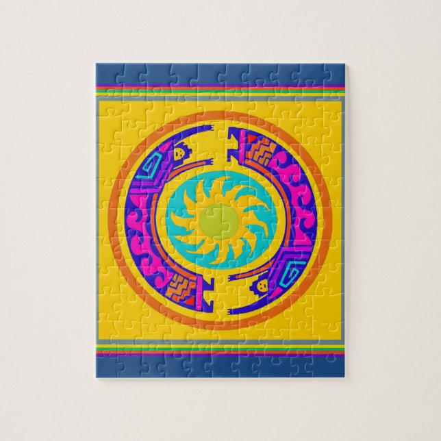 Native American Rainbow Spirits Jigsaw Puzzle (Vertical)