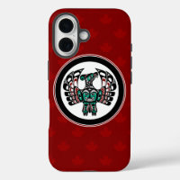 Native American Red Black Art Thunderbird