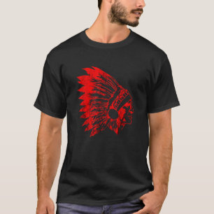 Native American Red Indian Chief Indigenous Leader T-Shirt