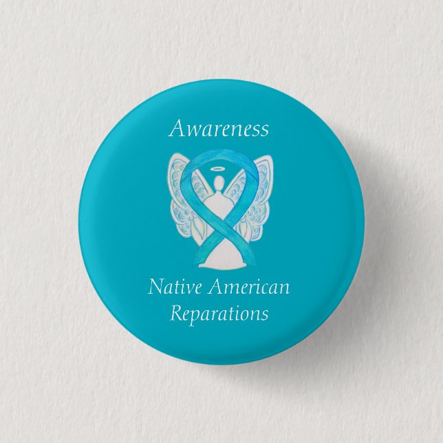 Native American Reparations Awareness Ribbon Pins (Front)