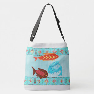 Native American River Folk Crossbody Bag