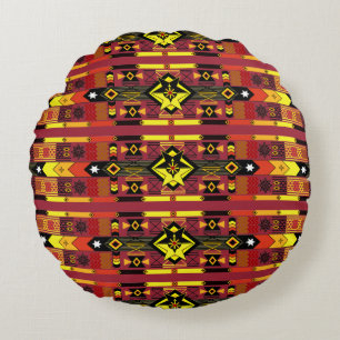 Native American Round Cushion