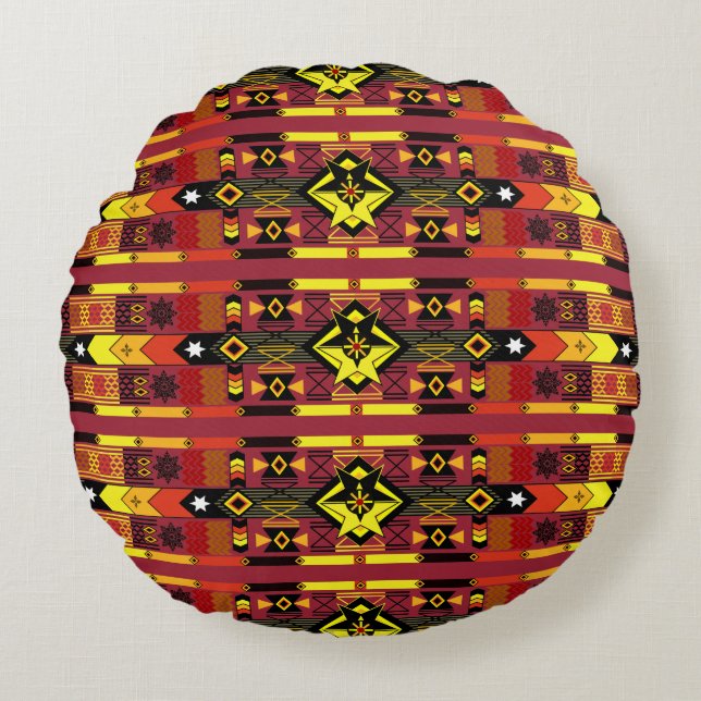 Native American Round Cushion (Front)