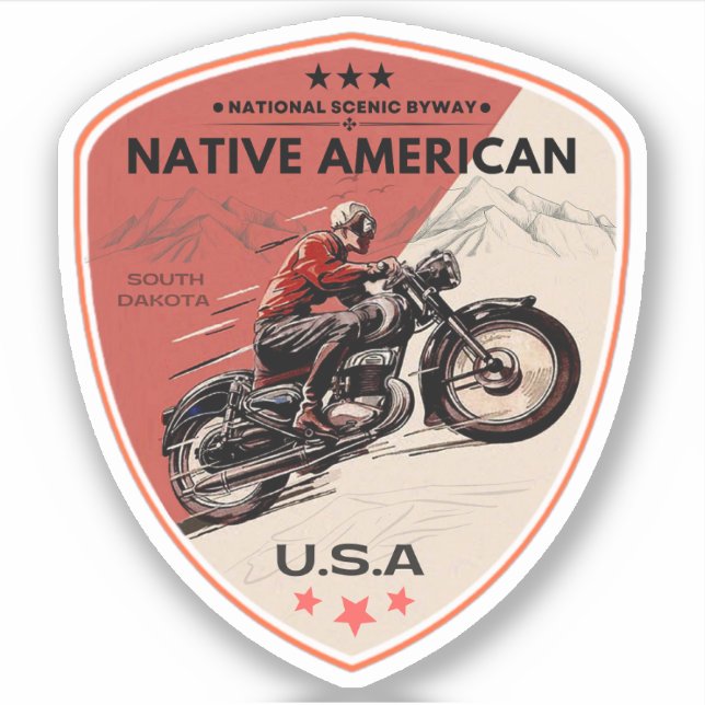 Native american scenic byway Motorcycle road trip  (Front)