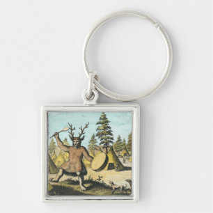 Native American Shaman Key Ring