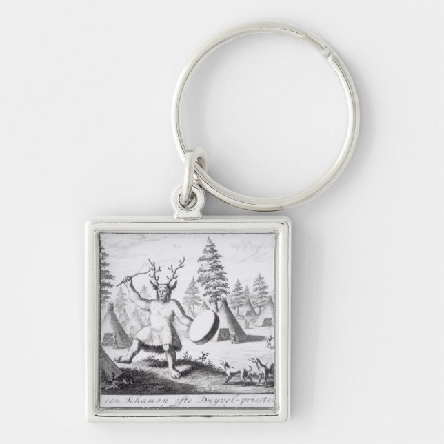 Native American Shaman Key Ring (Front)