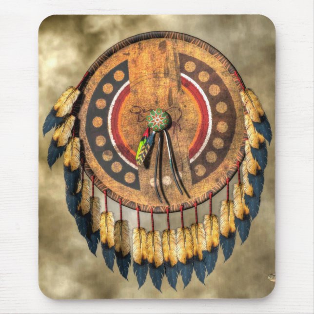 Native American Shield Mouse Mat (Front)
