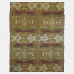 NATIVE AMERICAN (Simulated) Fleece Blankets