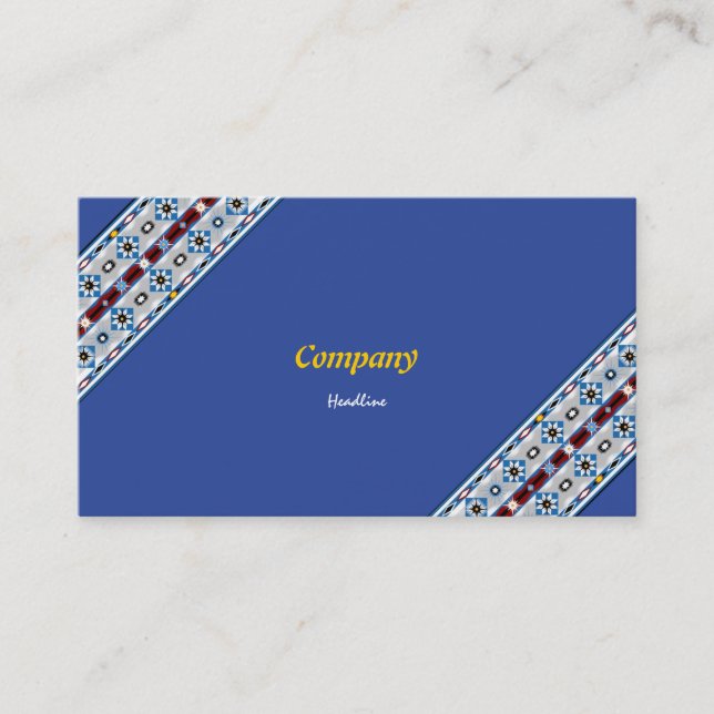 Native American Sioux Business Card (Front)