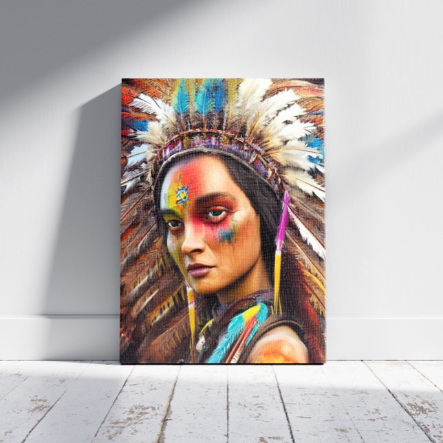 Native American Sioux  Canvas Print (Creator Uploaded)