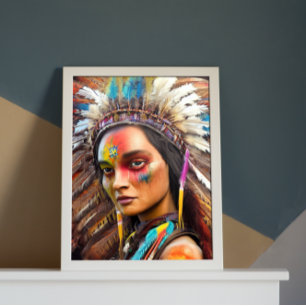 Native American Sioux  Poster